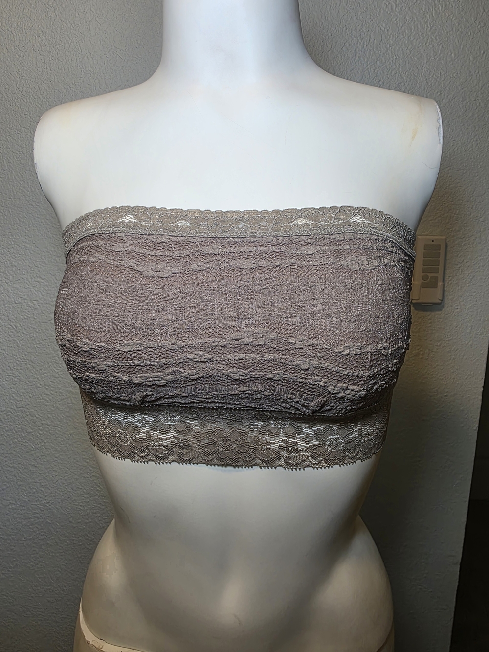 Free People Lace Bandeau Bralette - Taupe